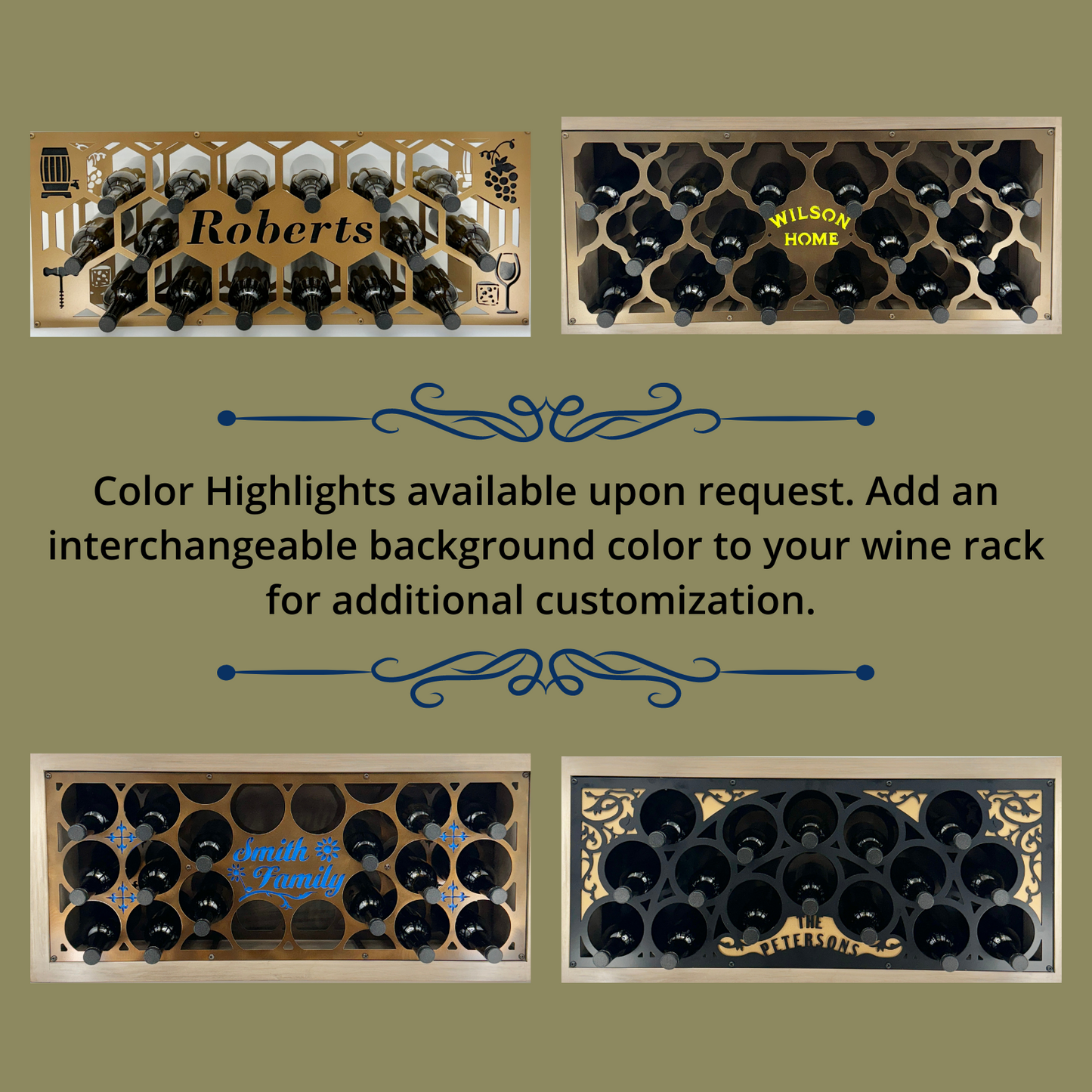 Anastasia Wine Rack-Available in Your Size