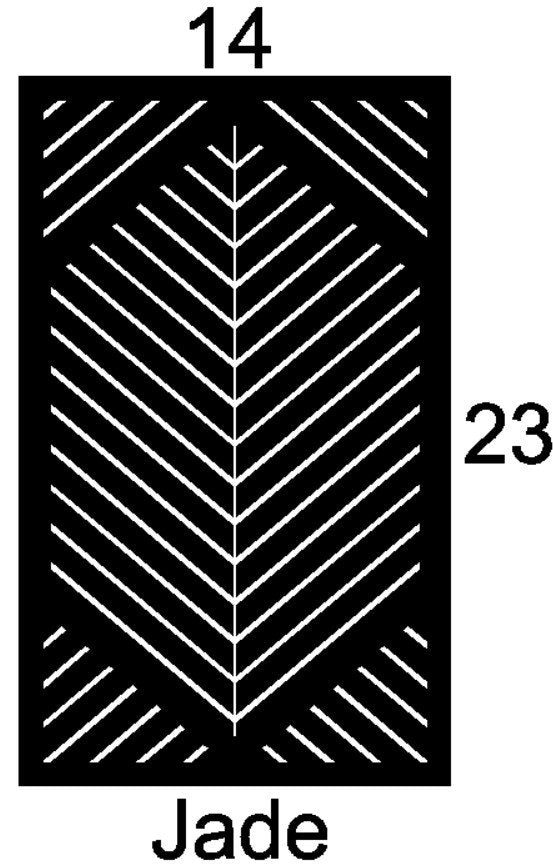 Jade Cabinet Door Insert-Available in Your Size