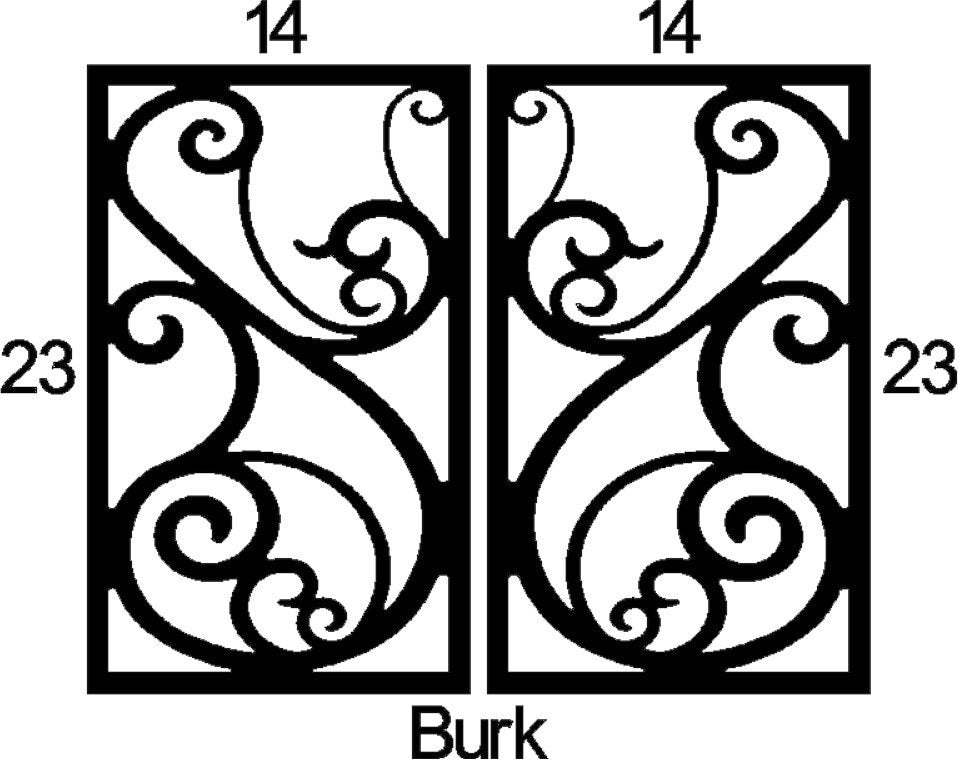 Burk Cabinet Door Insert-Available in Your Size