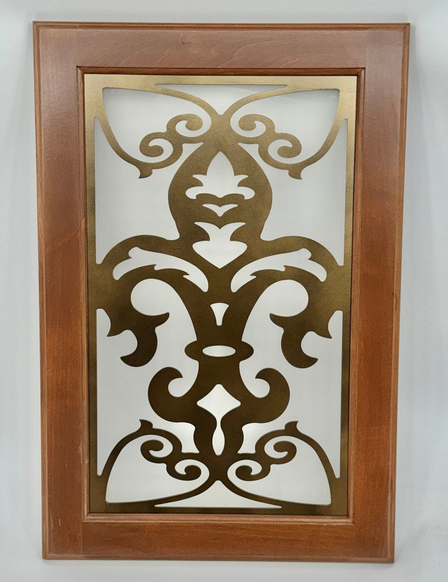 Fleur-de-lis#1 Cabinet Door Insert-Available in Your Size