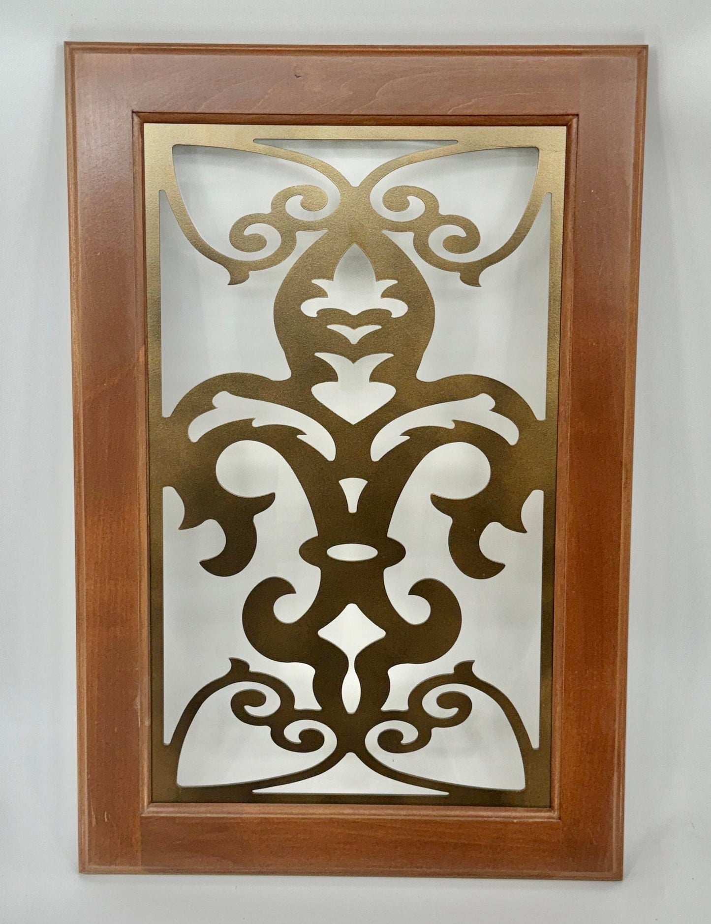 Fleur-de-lis#1 Cabinet Door Insert-Available in Your Size