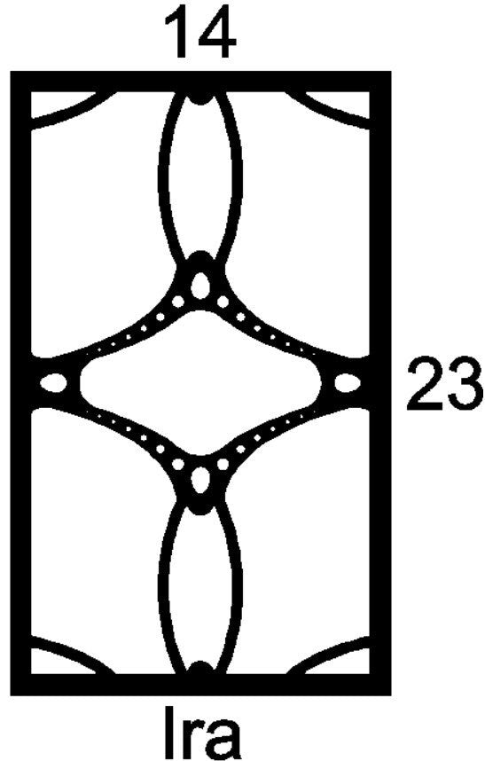 Ira Cabinet Door Insert-Available in Your Size