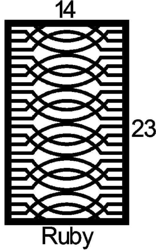 Ruby Cabinet Door Insert-Available in Your Size