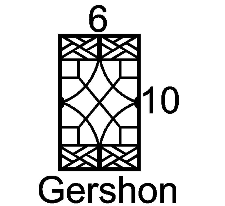 Gershon Mini Insert Sample Size-Available in any Design