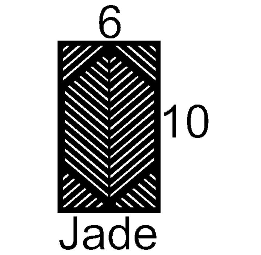 Jade Mini Insert Sample Size-Available in any Design