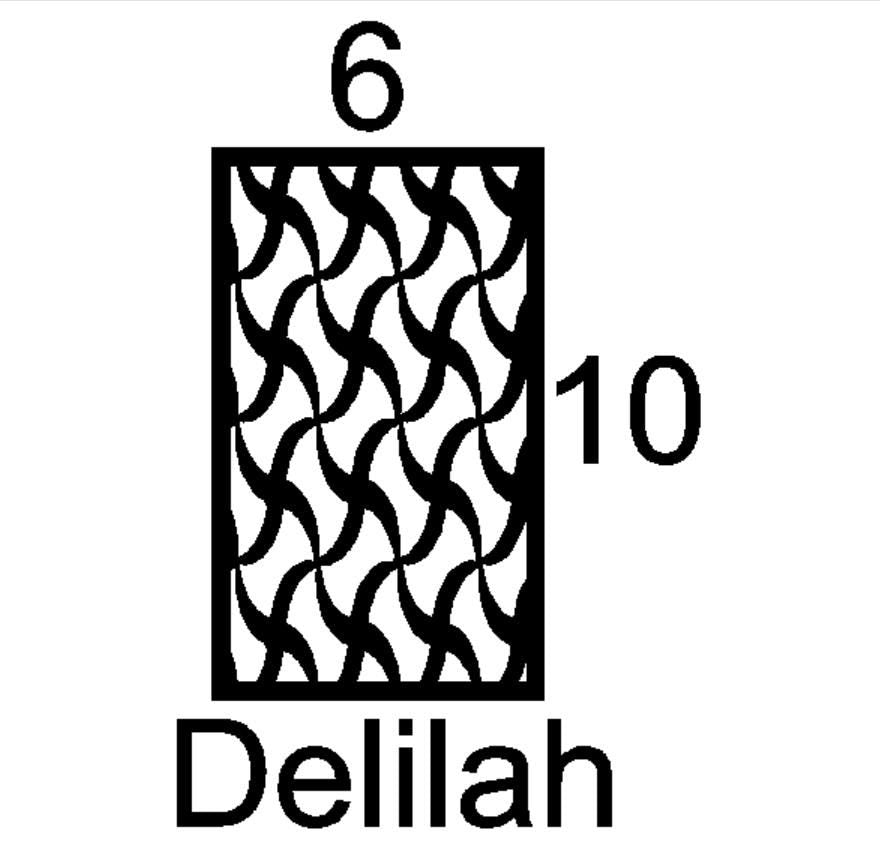 Delilah Mini Insert Sample Size-Available in any Design