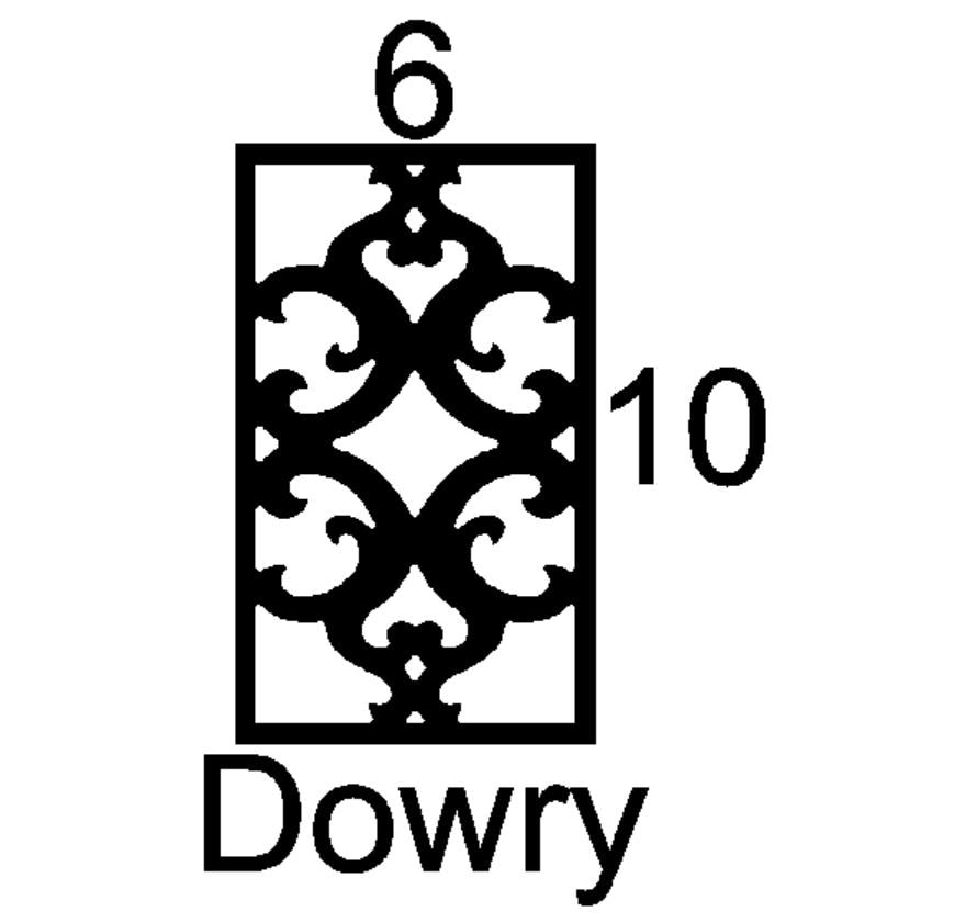 Dowry Mini Insert Sample Size-Available in any Design
