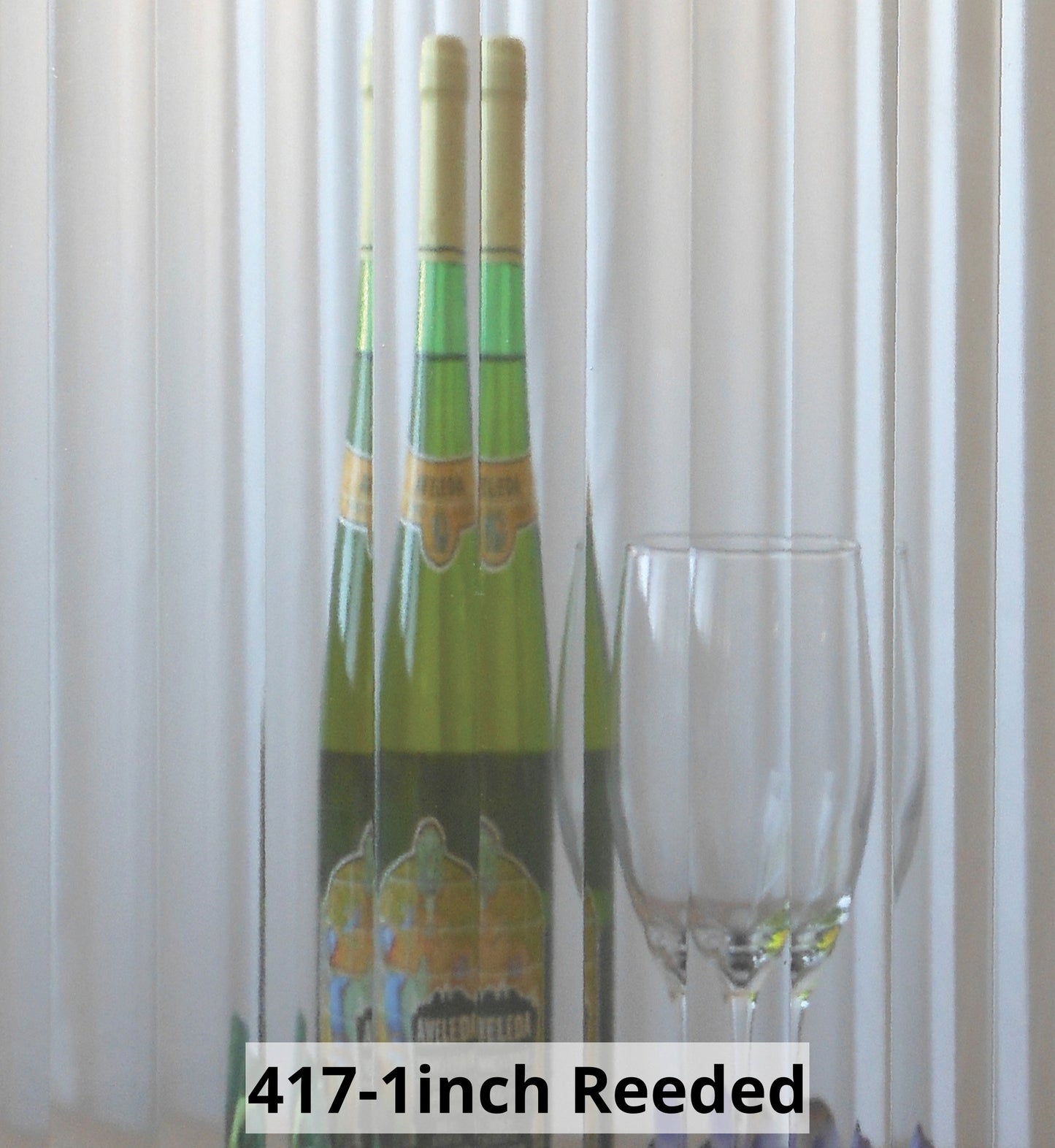 1in Reeded Glass Insert Backing Material- Custom Fit