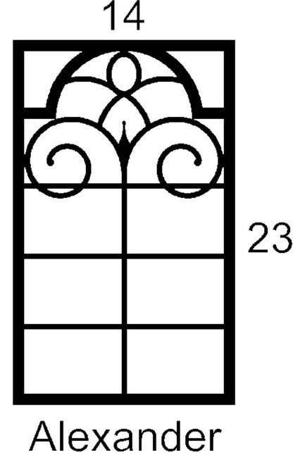 Alexander Cabinet Door Insert-Available in Your Size