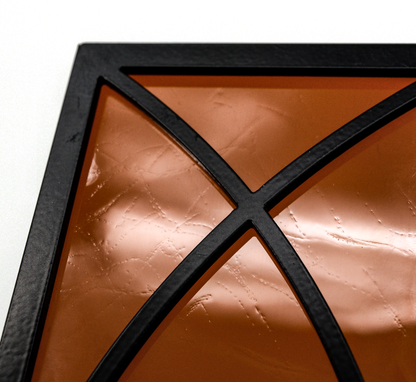 Amber Glass Insert Backing Material- Custom Fit