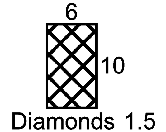 Diamonds 1.5 Mini Insert Sample Size-Available in any Design