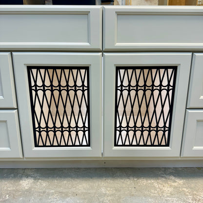 Hannah Cabinet Door Insert-Available in Your Size