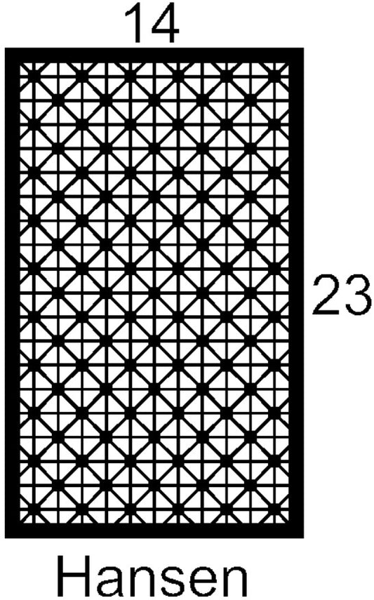 Hansen Cabinet Door Insert-Available in Your Size