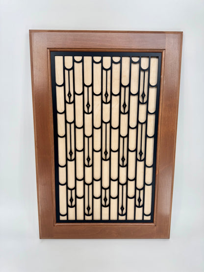 Lily-D Cabinet Door Insert-Available in Your Size