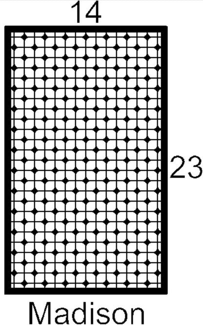 Madison Cabinet Door Insert-Available in Your Size