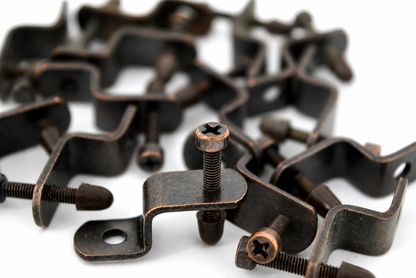 Cabinet Metal, Glass Insert Retainer Clip- Type 1