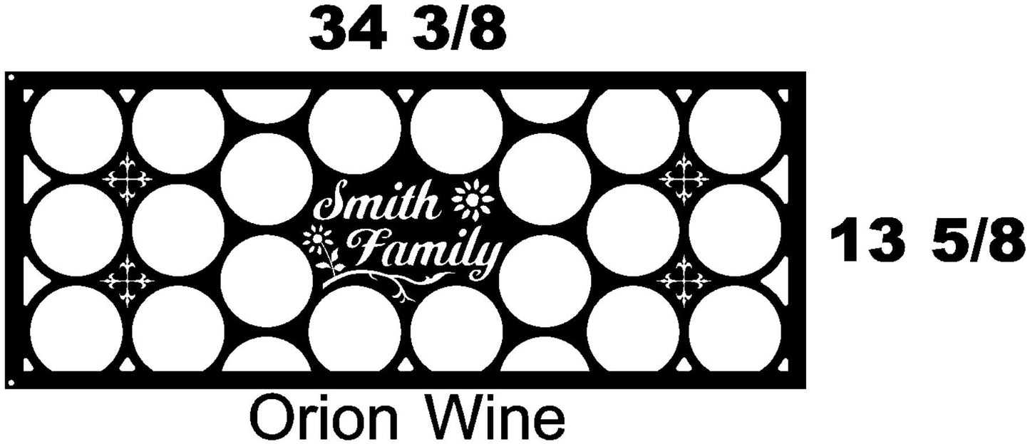 Orion Wine Rack-Available in Your Size