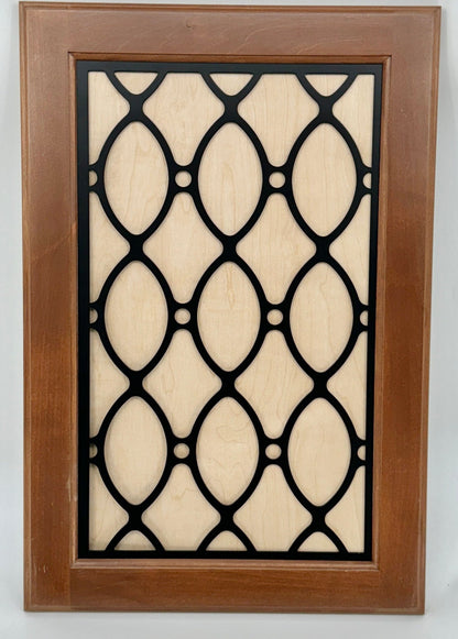 Alexis Cabinet Door Insert-Available in Your Size