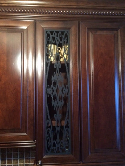 Cassie Cabinet Door Insert-Available in Your Size