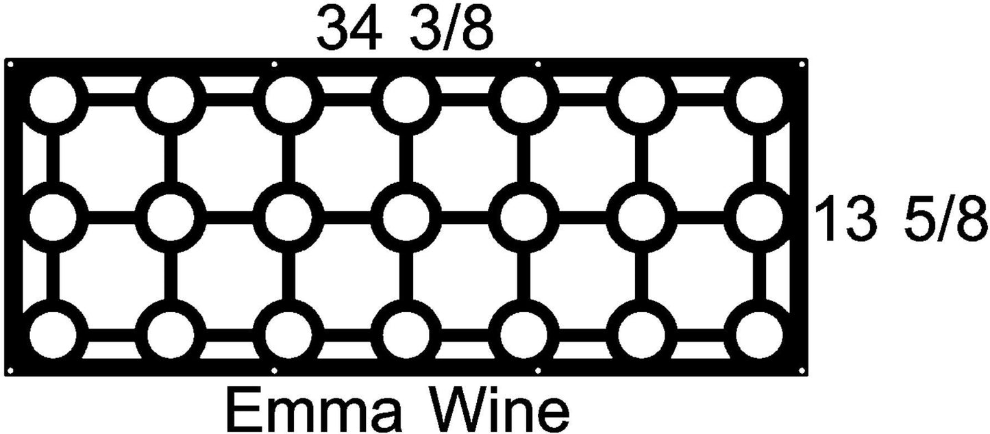 Emma Wine Rack-Available in Your Size