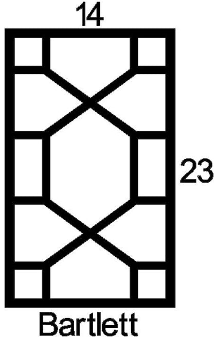 Bartlett Cabinet Door Insert-Available in Your Size