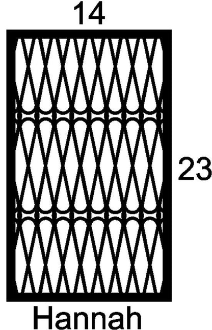 Hannah Cabinet Door Insert-Available in Your Size