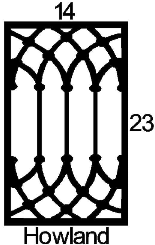 Howland Cabinet Door Insert-Available in Your Size