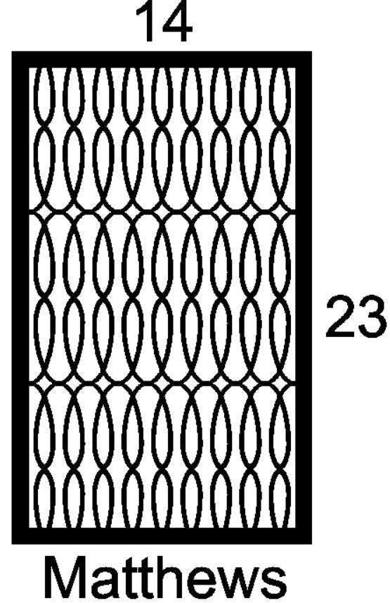 Matthews Cabinet Door Insert-Available in Your Size