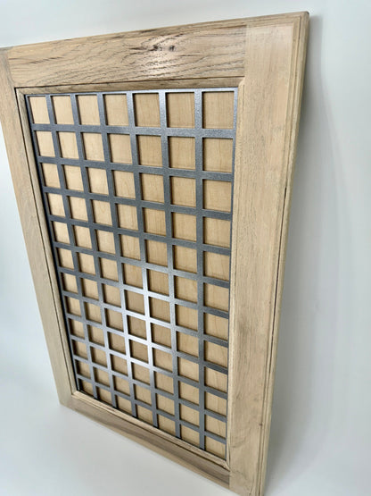 Squares 1.5" Cabinet Door Insert-Available in Your Size