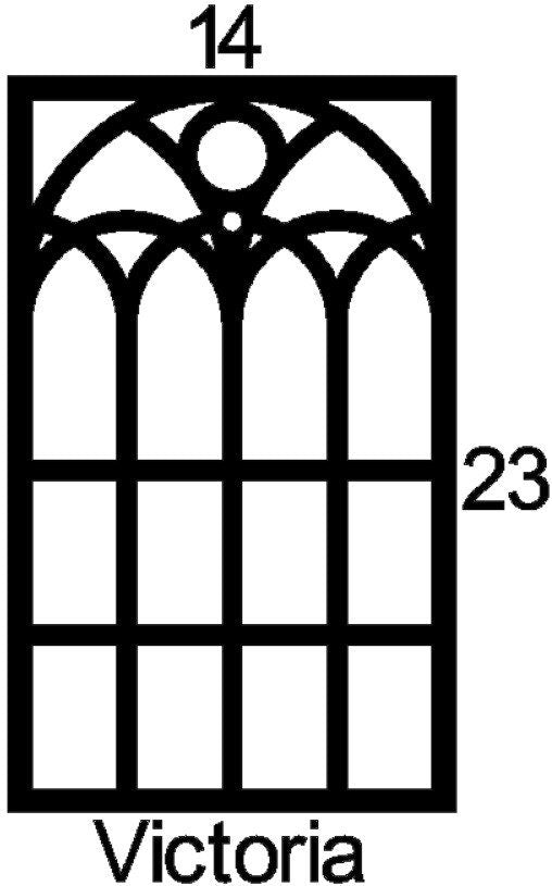 Victoria Cabinet Door Insert-Available in Your Size