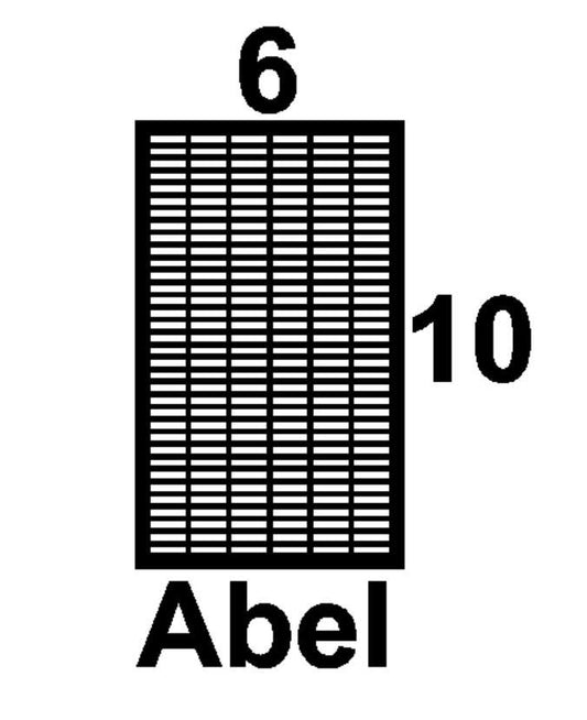 Abel Mini Insert Sample Size-Available in any Design