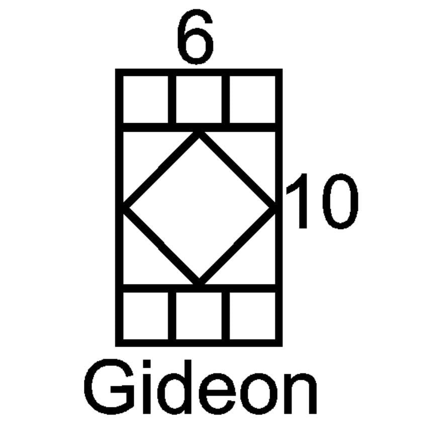 Gideon Mini Insert Sample Size-Available in any Design