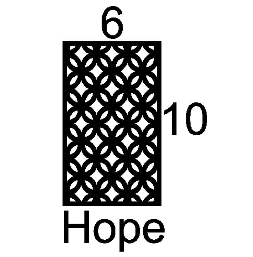 Hope Mini Insert Sample Size-Available in any Design