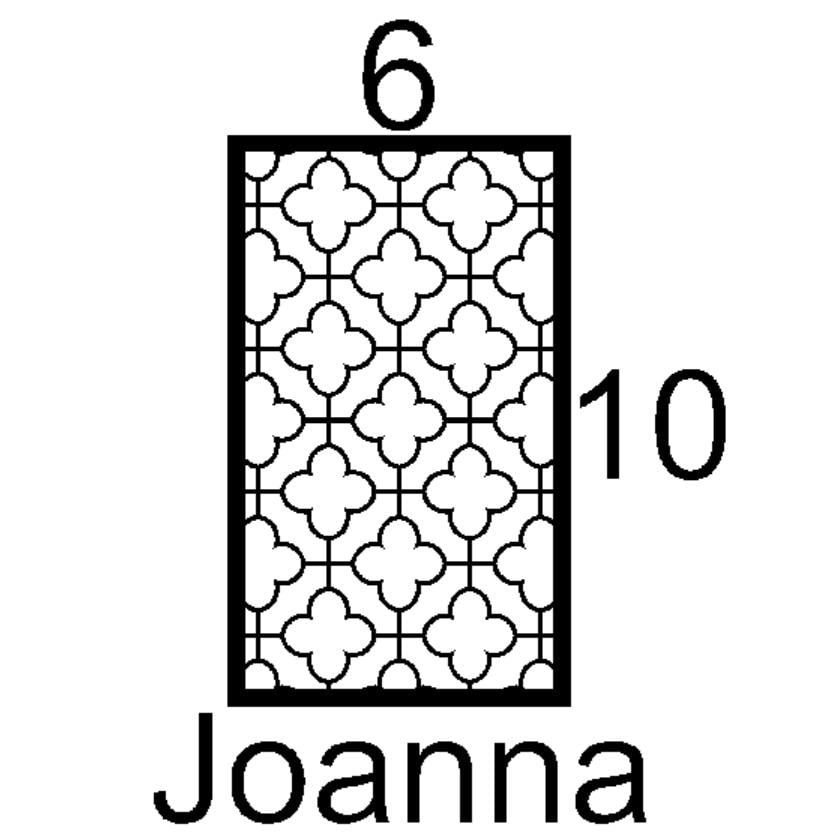 Joanna Mini Insert Sample Size-Available in any Design