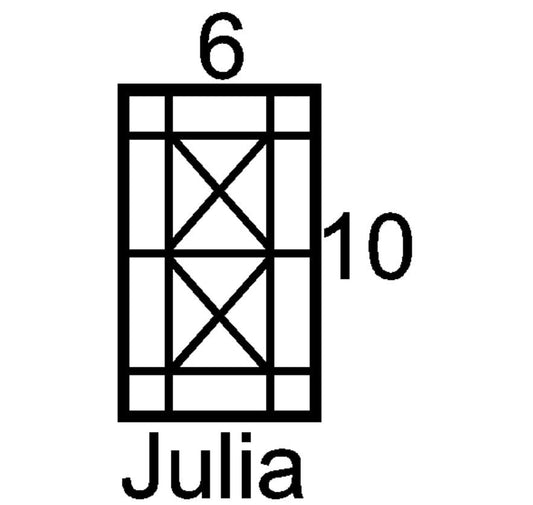 Julia Mini Insert Sample Size-Available in any Design