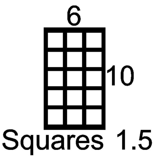 Squares 1.5 Mini Insert Sample Size-Available in any Design