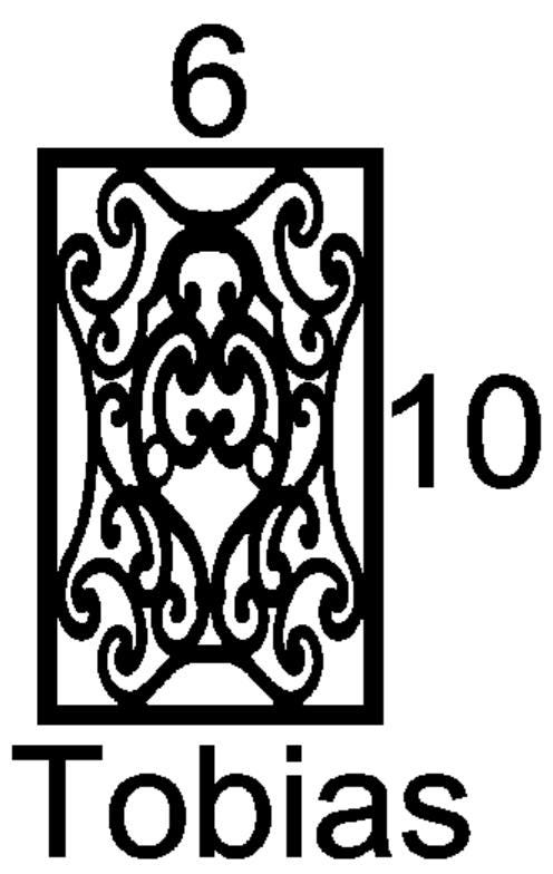 Tobias Mini Insert Sample Size-Available in any Design