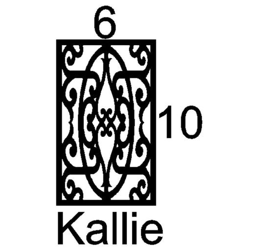 Kallie Mini Insert Sample Size-Available in any Design