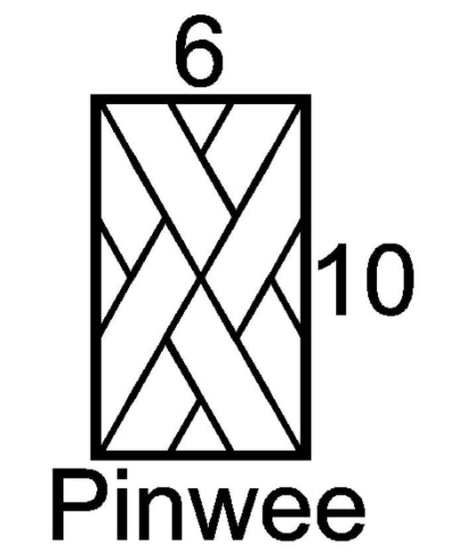 Pinwee Mini Insert Sample Size-Available in any Design